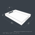 Wholesale Rectangle 12x16 clear acrylic tray,acrylic organizer tray